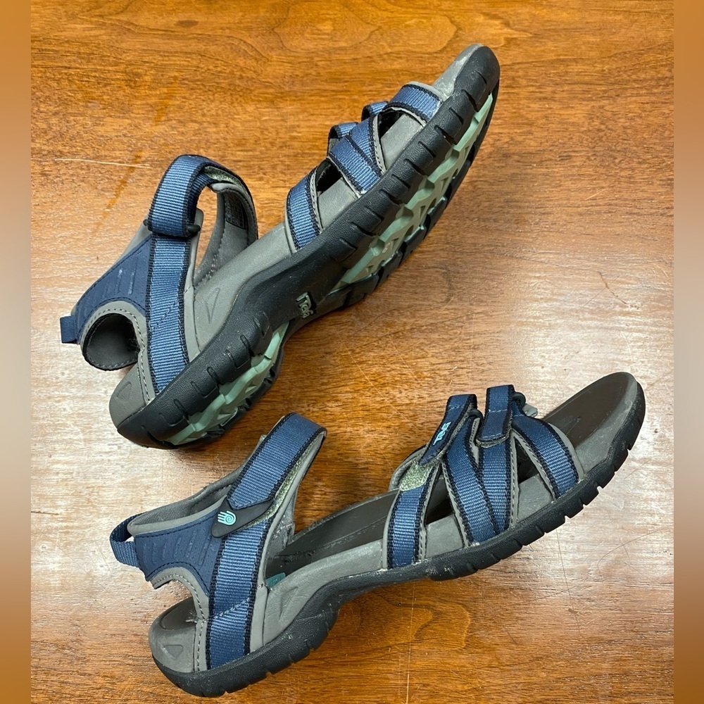 Teva Tirra Women’s Water Sandals Size 7 Bering Sea Blue - Picture 3 of 10